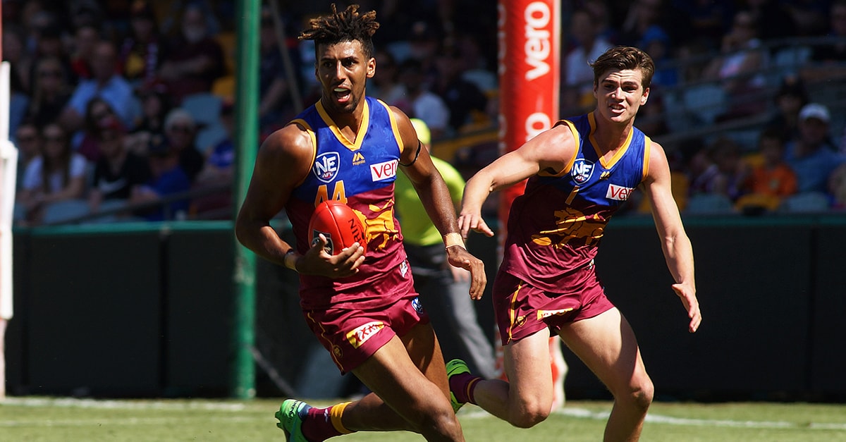 WebArchieFinals.jpg Photo: David Layden - Archie Smith,Brisbane Lions